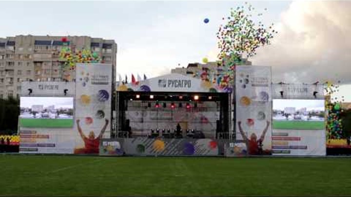 Запуск 6000 шаров в Тамбове от Компании Шар-Дизайн