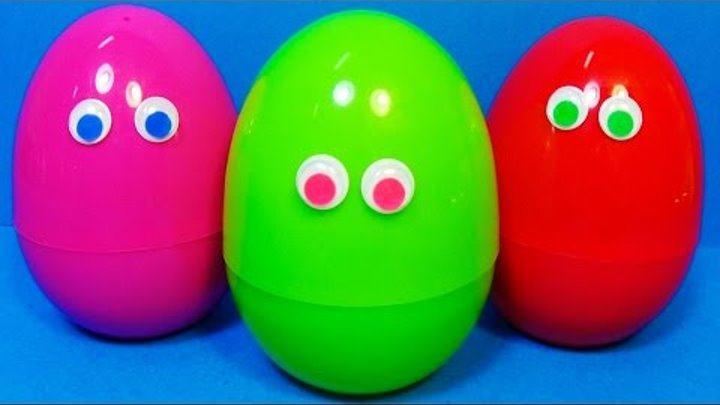 VERY INTERESTING surprise eggs!!! Peppa Pig SpongeBob and Monkey egg ...