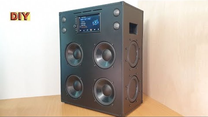 DIY: Loud Bluetooth Multimedia Boombox Speaker