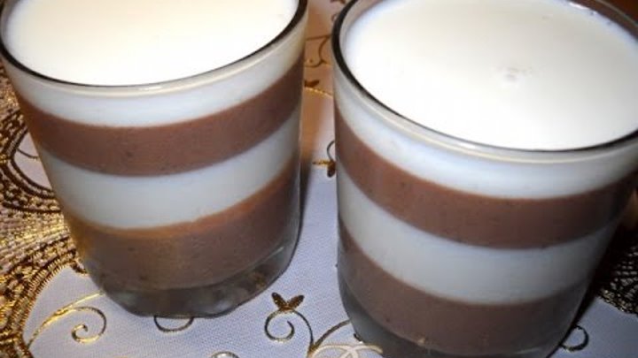 Молочно шоколадное желе