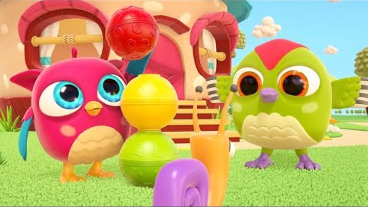 Baby learning videos & cartoons. Learn colors for kids with Hop Hop the ...