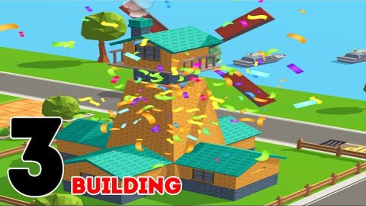Idle Construction 3D (Windmill) #3 (Gameplay iOS)