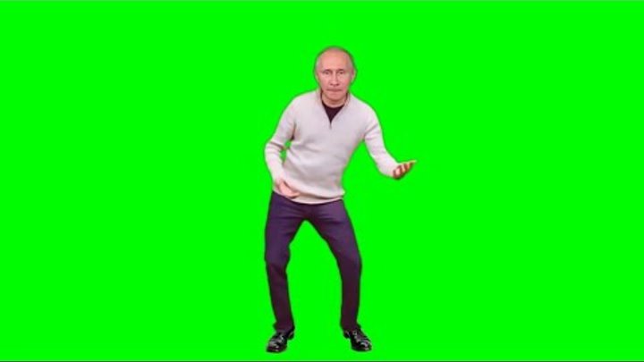 В.В.Путин танцует