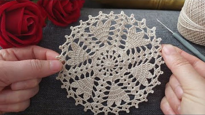 New Model - Eye-catching Flower Crochet Pattern: Online Tutorial for ...