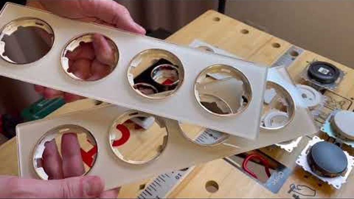 Видеообзор серии Garda — cтеклянные рамки для розеток и выключателей ...