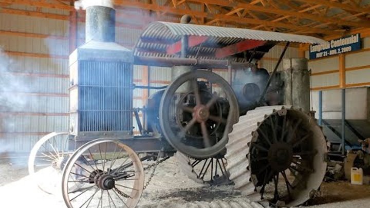 Antique tractor cold start compilation