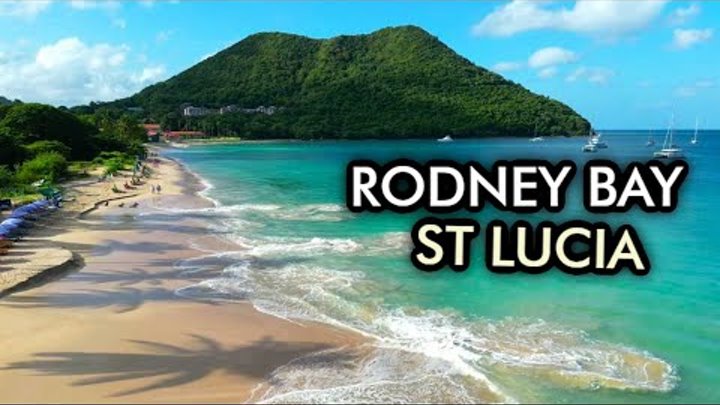St Lucia: Rodney Bay -  Fly over sea