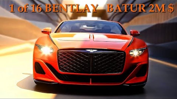 New 2025 Bentley Batur W12 Luxury Convertible 2M $ Coachbuilt by Mul ...