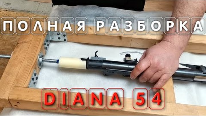 Пневматическая винтовка Диана 54 ПОЛНАЯ РАЗБОРКА Diana 54 AirKing