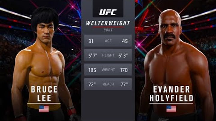 Bruce Lee vs. Evander Holyfield (EA sports UFC 2)