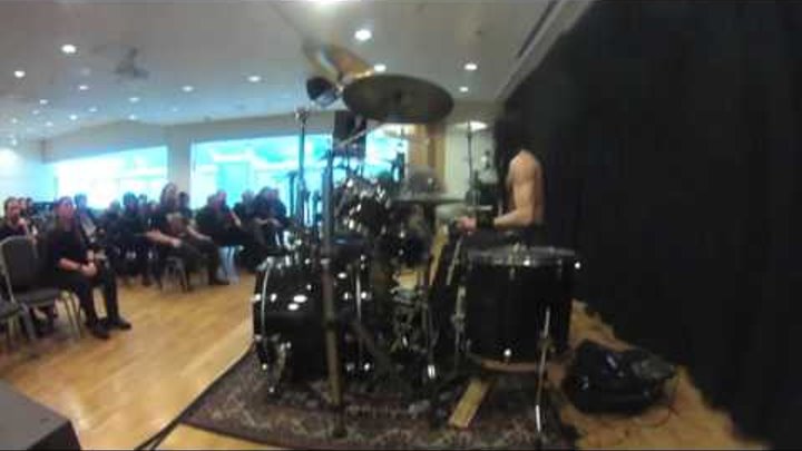 The drum clinic by FROST from Satyricon & 1349