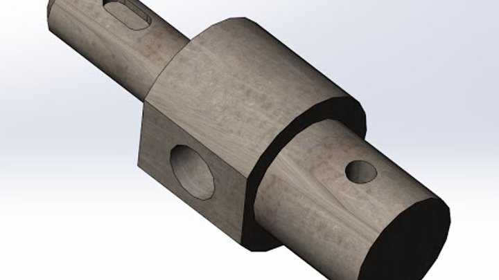 Уроки SolidWorks. Вал ступенчатый