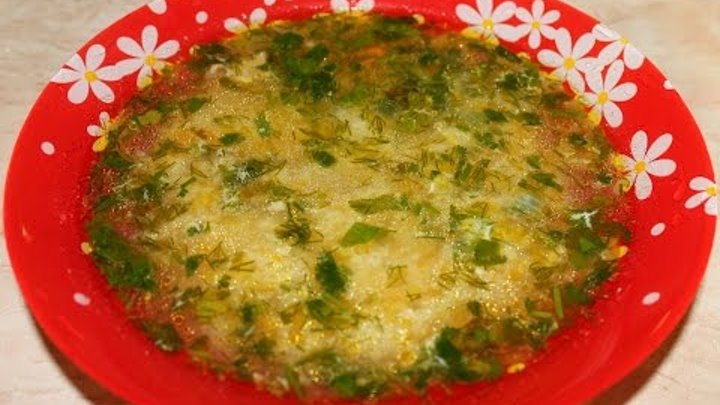 Куриный суп "Затируха"\Chicken Soup "Zatiruha"