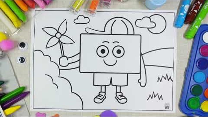 Printable Coloring Pages for Kids - Shapes