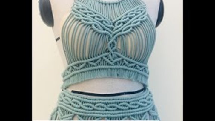 DIY | Making Macrame Dress | Spring Mint Version