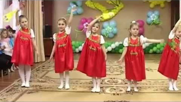 Танцы Валерии Вержаковой в детском саду