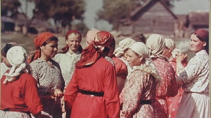 Немецкие фотографии Русской деревни / German photos of a Russian vil ...