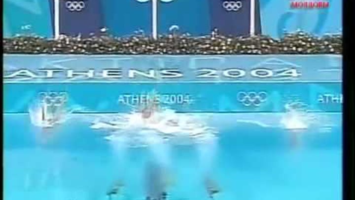 Синхронное плавание Афины 2004