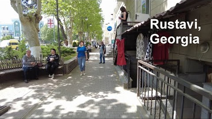 Walking Tour in Rustavi (Entire town), Georgia 🇬🇪, April, 2024.