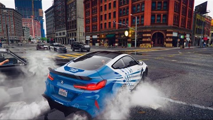 GTA 6 PS5 Graphics!? BMW M8 MANSAUG & Action Gameplay 4K | RAY-T ...