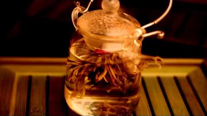 Раскрытие чайного цветка (Blooming tea brewing)