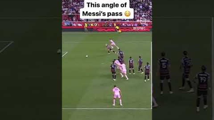 This angle of messi's passe 😀Lionel Messi the best football pla ...