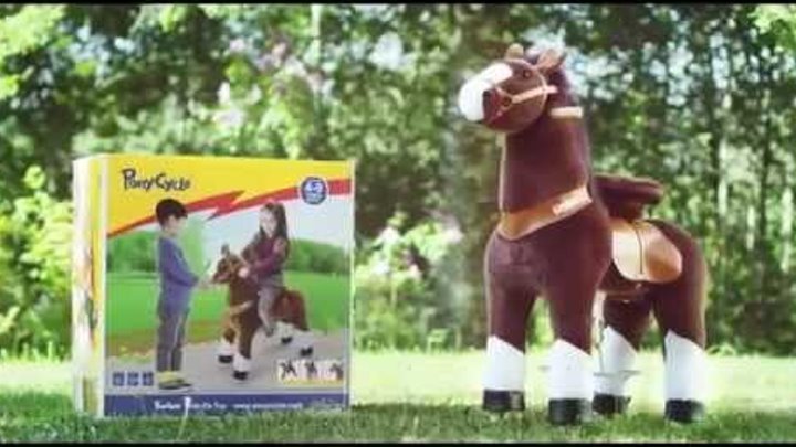 Реклама - Понициклы (PONYCYCLE) - детская механическая лошадка