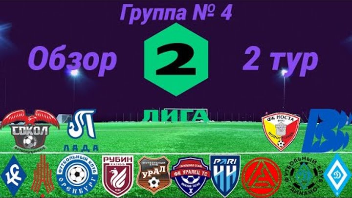 Дивизион Б. Группа № 4 обзор 2-го тура, сезон 2024 года