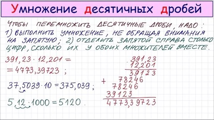 Решение примера умножение числа на дробь Нина Максимочкина OK.RU