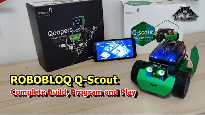 Best Robots for Kids Robobloq Q-Scout Programmable Coding Smart Robot build