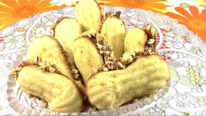 Печенье со сгущенкой рецепты с фото Смотрите видео "Рецепт Печенье домашнее мягкое.Печенье с сгущенкой и орехами." в