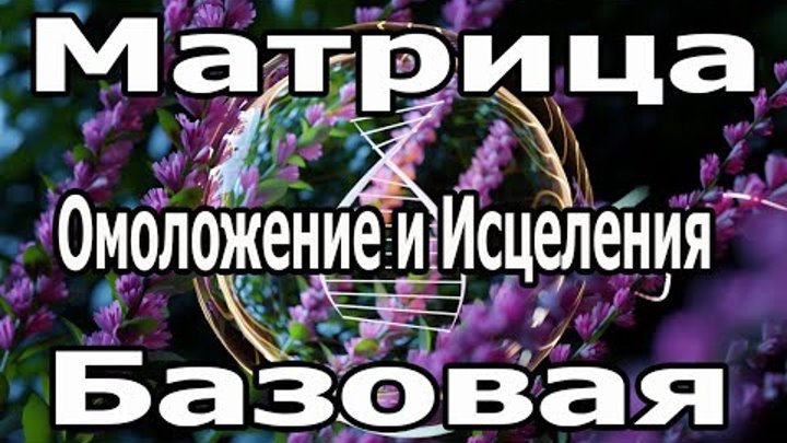 Мощная всеисцеляющая матрица Гаряева. Исцеление всего организма и регенерация тела мощная матрица Гаряева. Исцеляющая матрица всего организма.