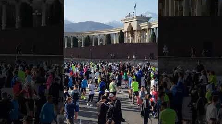 7й Алматинский марафон.