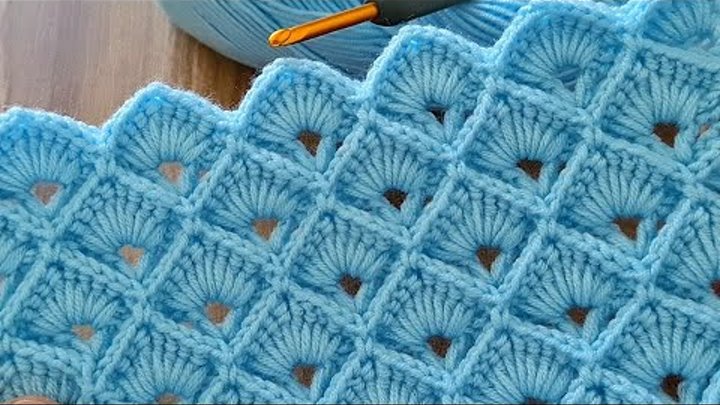 Wow, super easy eye-catching Crochet sewing baby blanket Bag knittin ...