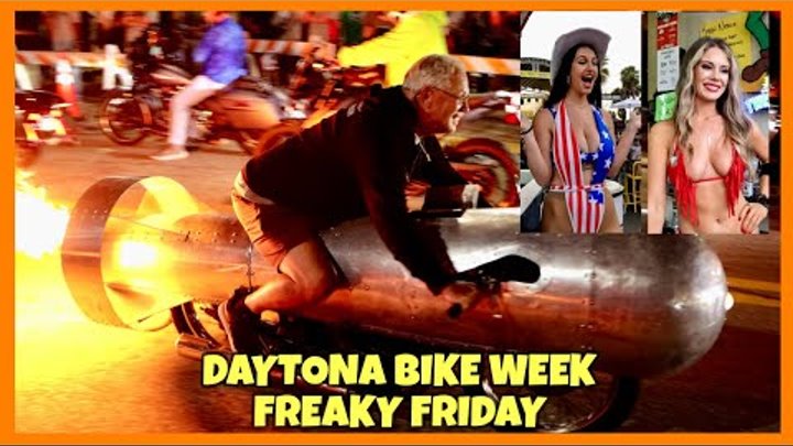 Daytona Bike Week - Freaky Friday on Main St.