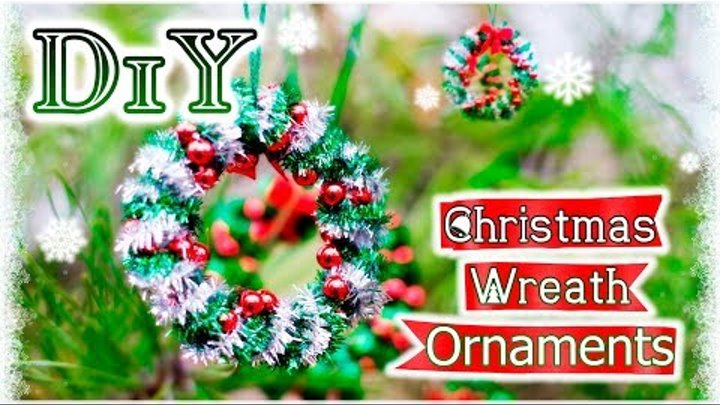 DIY Christmas Wreath Ornaments