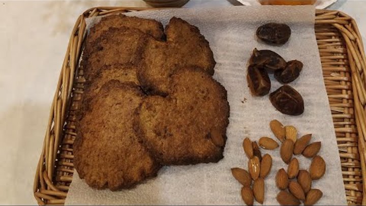 ОВСЯНОЕ ПЕЧЕНЬЕ С МИНДАЛЕМ И ФИНИКАМИ