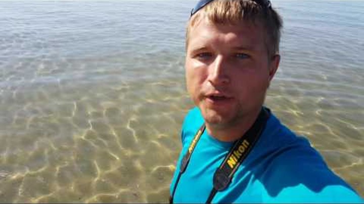 Видео отчёт по чистейшему морю в Витязево 5.09.2016 9.30 утра