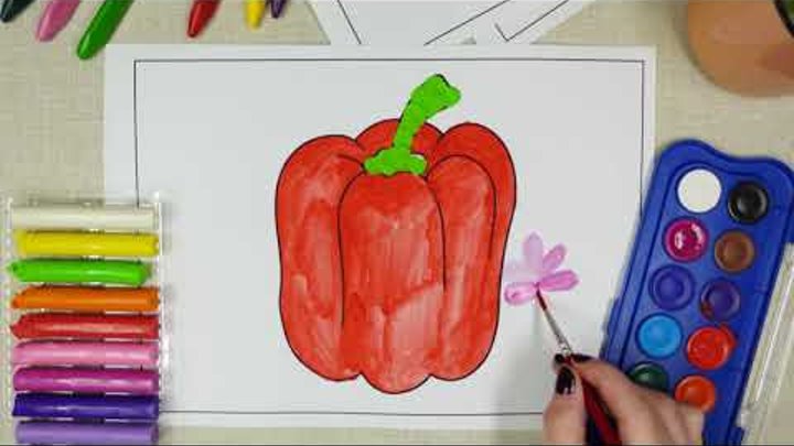 Printable Coloring Pages for Kids - Fruits and Vegetables