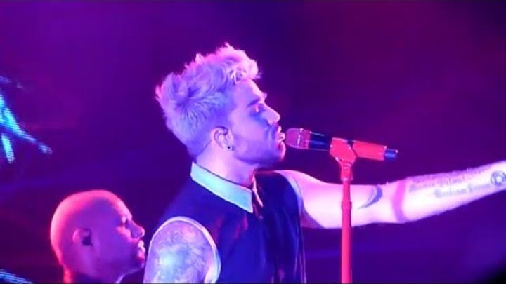 HD - Adam Lambert - Underground (live) @ Gasometer, Vienna 2016 Austria
