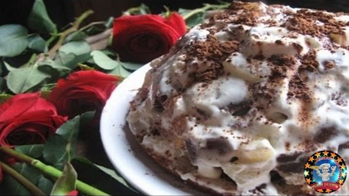 Торт Бегемот со сметанным кремом