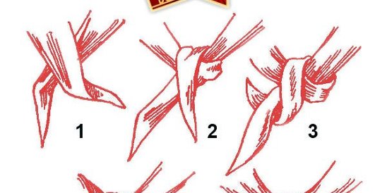 Как правильно завязать галстук пионерский пошагово фото Как правильно завязать галстук пионерский пошагово фото