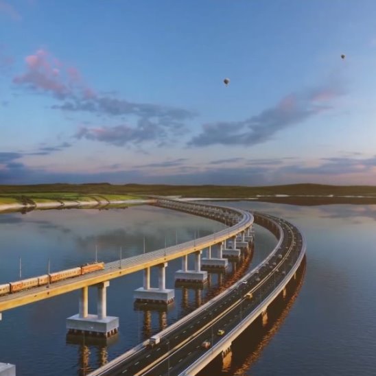 Последняя опора Крымского моста