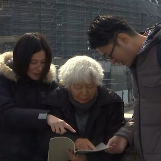 90-летняя японка учит английский к Олимпиаде