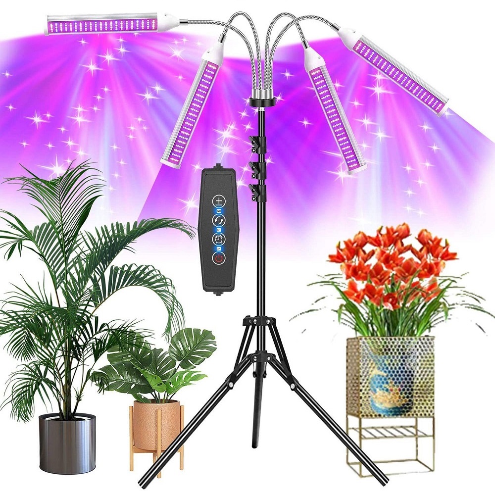 Купить Светодиодная лампа для выращивания растений с двойной головкой и .