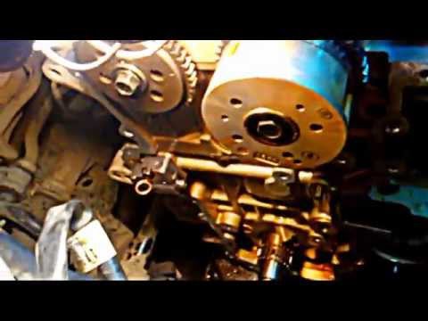 Перескочила цепь киа сид