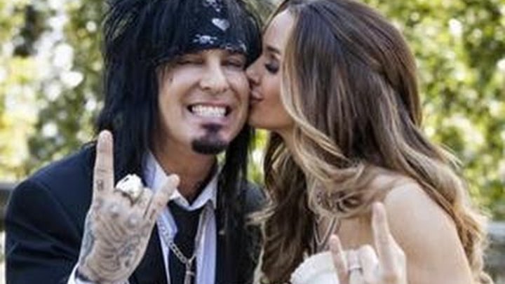 it was the ultimate rock 'n' roll wedding this Saturday as Motley...