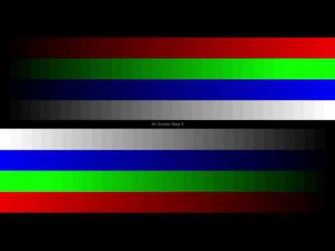 Видео для проверки качества изображения телевизора