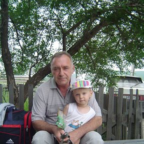 Фотография "Я с внуком Егором"