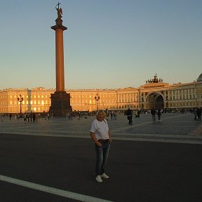 Фотография "Зимний дворец. Александрийский столп"